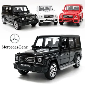 

1:32 AMG G65 Alloy Pull Back Model Car Model Toy Sound Light Pull Back Toy Car For G65 SUV AMG Toys For Boy Gift Collection Gift