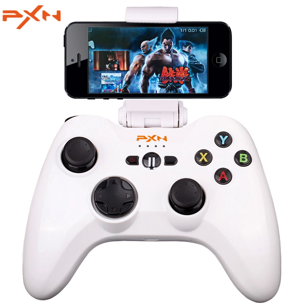 White PXN PXN-6603 геймпад портативная игровая консоль беспроводной Bluetooth MFi игровой контроллер портативный джойстик Вибрация ручной для IOS - Цвет: White