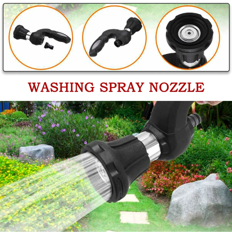 

Mighty Power Hose Blaster Fireman Nozzle Lawn Garden Super Powerful Home Original Car Washing