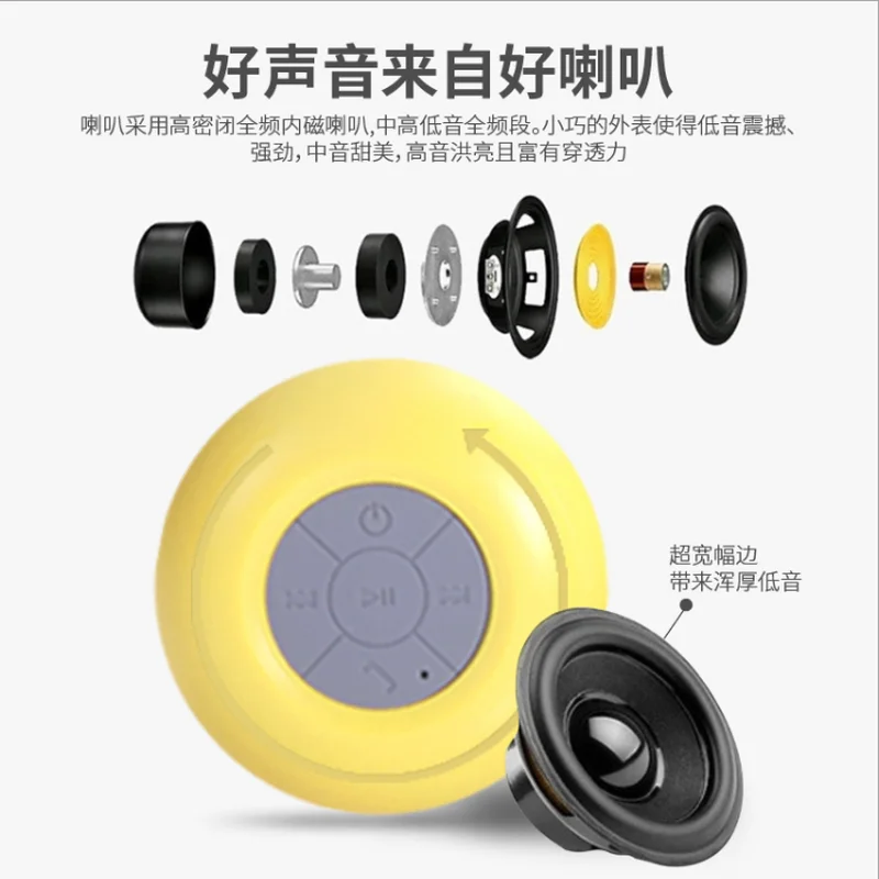 Портативная мини Bluetooth колонка громкоговоритель с громкой связью сабвуфер