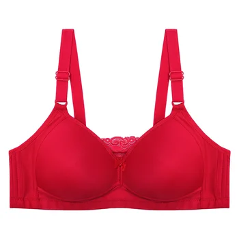 

Queen Large Size Bra Women Seamless Bra Small Thin Cup Gathered Large 100C Bralette Push Up Bra Fitness Sleep Vest Wireless