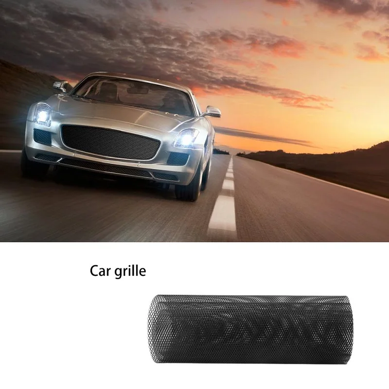 

Universal 10*20MM Car Grill Mesh Aluminum Alloy Mesh with Rhombic Hole Car Front Bumper Grille Multifunctional Shape Grids