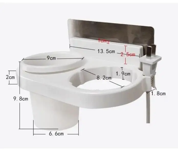 Горячие волшебные наклейки, настенные стеллажи для хранения, креативная присоска, держатель для фена, расческа, стойка, принадлежности для ванной комнаты