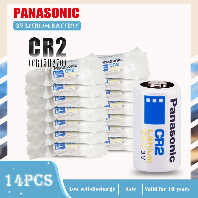 Оригинальный литиевый аккумулятор Panasonic CR2 3 в CR15H270 DLCR2 ELCR2 14 шт. аккумуляторы для