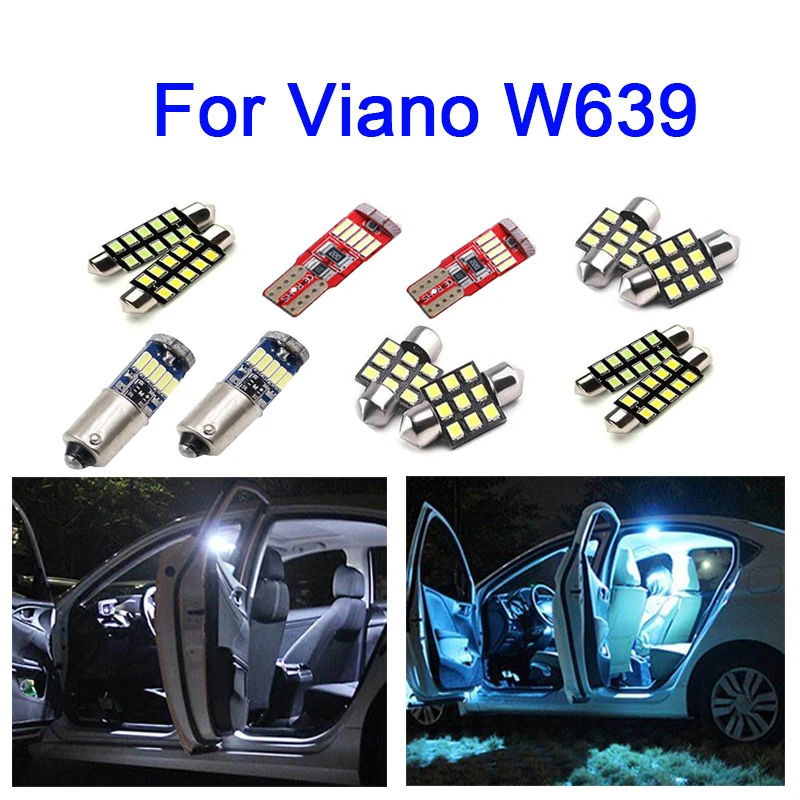 

21pc X Nice canbus Error Free LED interior dome light lamp Kit package For Mercedes Benz Viano W639 (2003-2010)