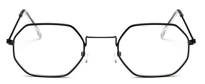 black v clear Новые женские солнцезащитные очки с шестигранными линзами металлические женские брендовые Дизайнерские Модные без оправы, с прозрачными океанские линзы солнцезащитные очки UV400 - Цвет линз: black v clear