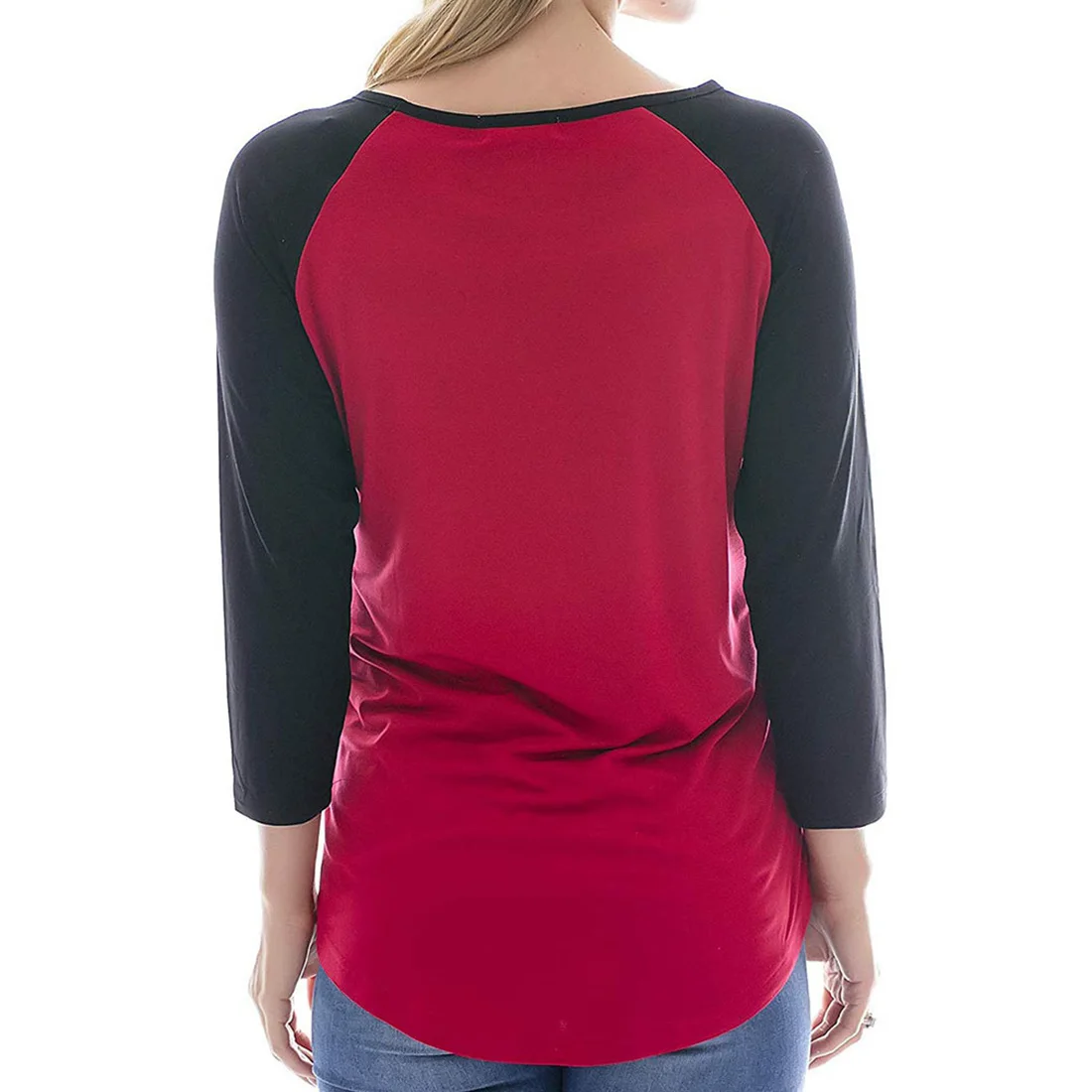 Women Crew Neck Home Summer Comfortable Nightdress Maternity Loose Pullover Nursing Shirt Long Sleeve Solid Babysister Soft