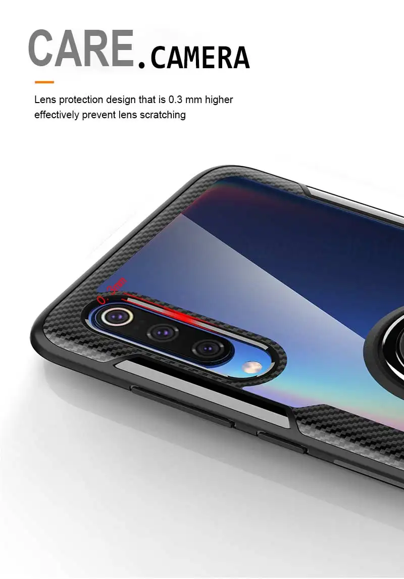 Противоударный Magentic чехол для телефона для Redmi Note 7 Note 7 8 5 k20 pro Чехол Кронштейн кольцо чехол для Xiaomi 8 Lite 9 se силиконовый мягкий чехол