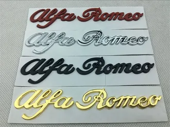 

For Alfa Romeo Sticker Logo Fender Side Rear Trunk Emblem Decal 146 147 155 156 159 Stelvio Giulia Giulietta Mito GT Accessories