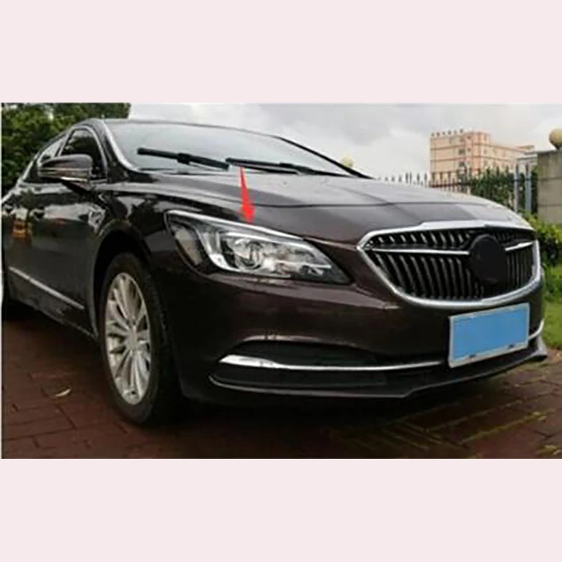 Для buick лакросс налобный фонарь бровь блесток налобный карандаш для бровей внешняя модификация налобный фонарь Декоративная полоса
