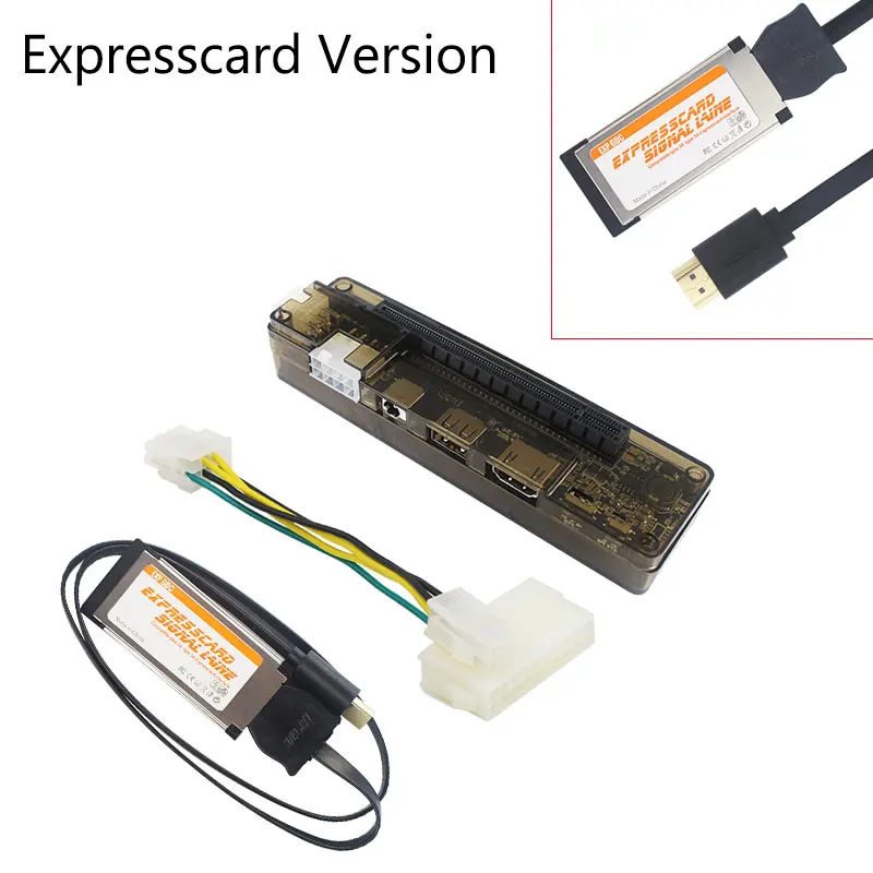 PCI-E EXP GDC внешняя видеокарта для ноутбука док-станция для ноутбука(Mini PCI-E/NGFF/Expresscard интерфейс - Цвет: Expresscard