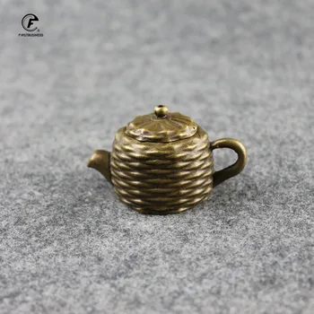 

NEW Bronze Exquisite pot Tea Pet Finger Teapot Tea Pet Small Pocket Tea Set Incense Burner Ornaments Boutique Table Decoration