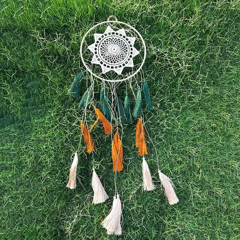Смешанные 3 цвета с 3 лестницами Ловец снов ручной работы для настенного украшения дома