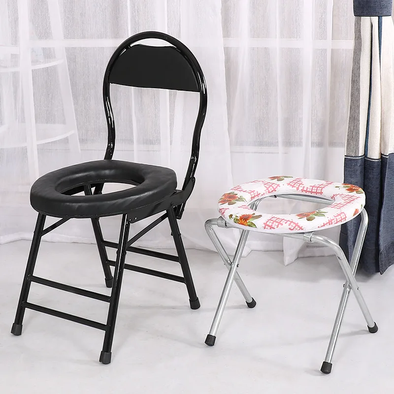 

Thick Potty Chair Pregnant Women Patient Mobile Toilet People with Disabilities Pedestal Pan zuo bian deng Foldable Toilet