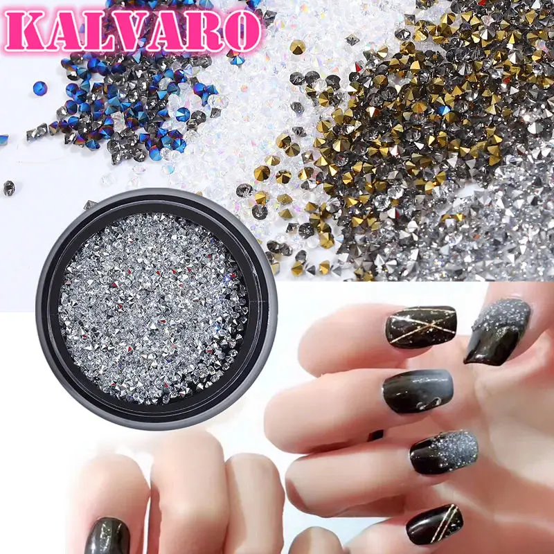 Kalvaro, 9 стилей, икра, драгоценный камень, стразы, дизайн ногтей, микро бусины, хрустальные ногти, декоративные украшения, товары для свадебной вечеринки