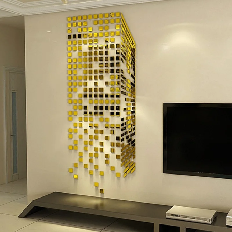 Мозаика из акриловой 3D искусственной кожи для входа в гостиную фоновые обои