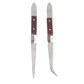 

Stainless Steel Cross Locking Lock Tweezers Self Closing Jewelry Soldering Craft Repair Hand Tool Corrosion Resistant New