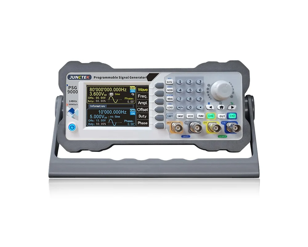 US $184.21 JUNTEK PSG9060 2 CH 60MHz Programmable Function Arbitrary Wave Generator Signal Source Frequency Modulation Amplitude Modulation