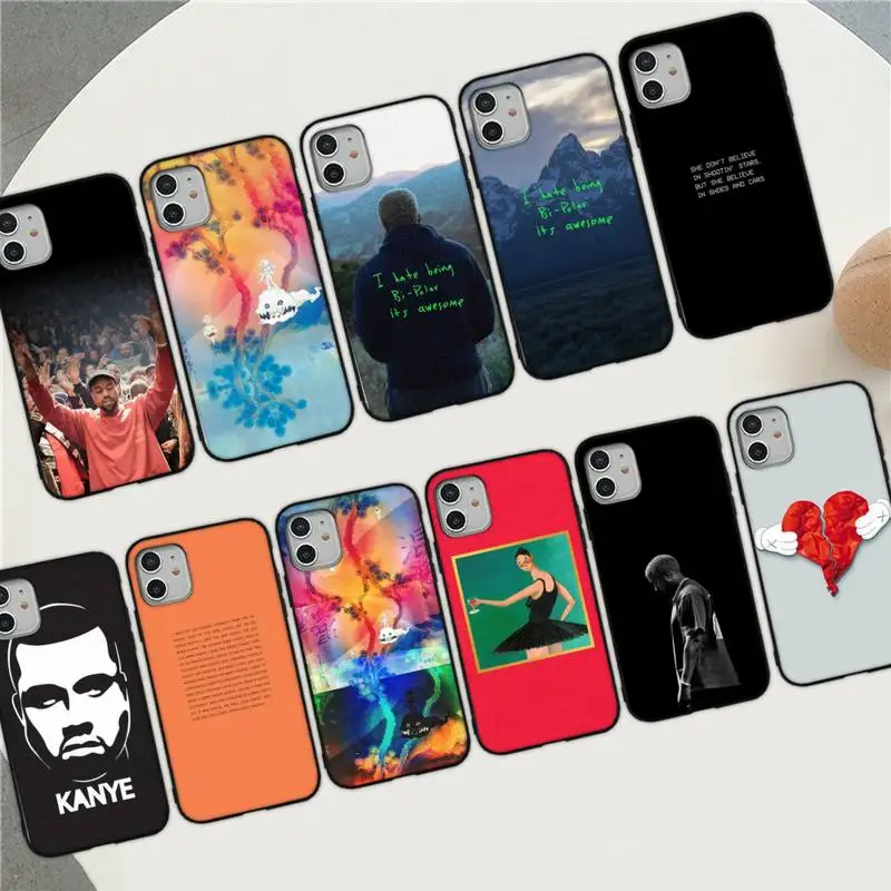 

Kanye West2 Phone Case for iPhone 8 7 6S Plus X 5S SE 2020 XR 11 12 mini pro XS MAX