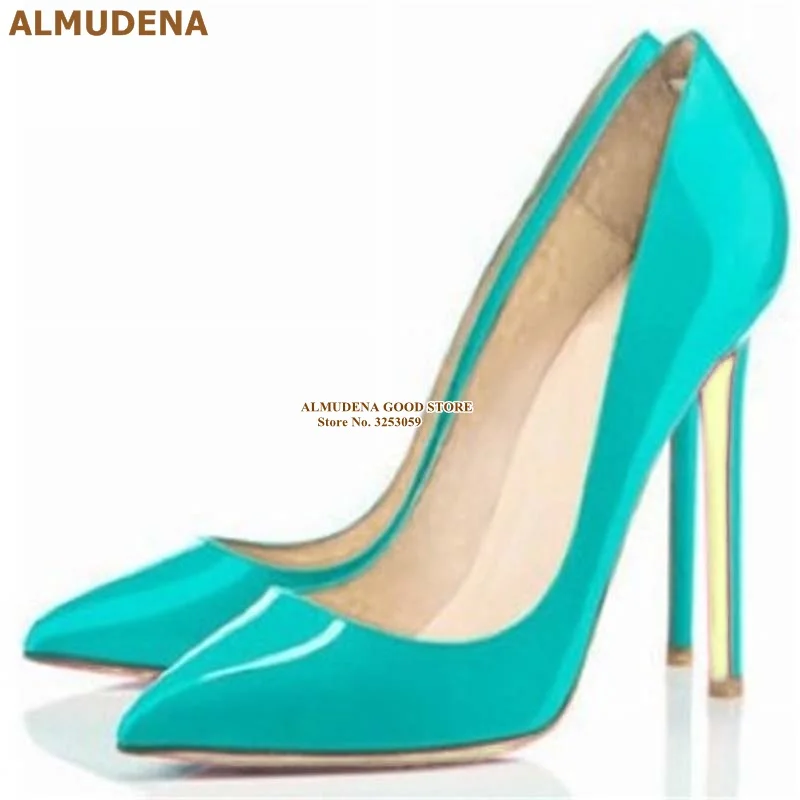 漆皮纯色尖头 (34)