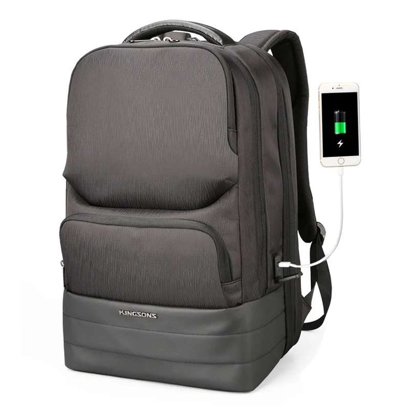 

New Fashion Anti-Theft Package Usb Charging Interface Anti-Splashing Business Bag Casual Student Backpack