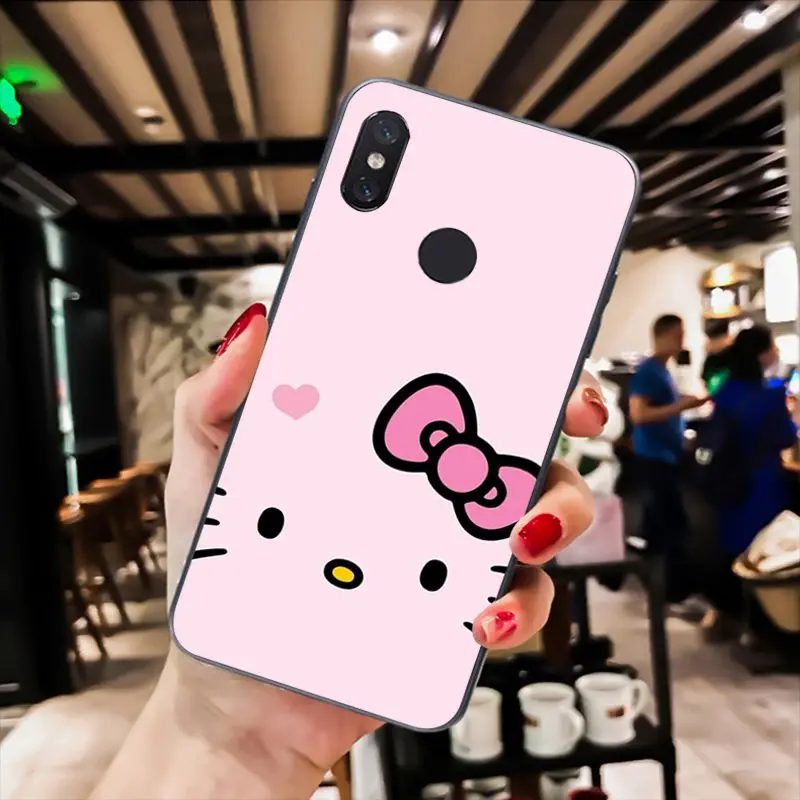 A11 MaiYaCa милые, миленькие в японском стиле(«Каваий»), рисунок «Hello Kitty» чехол для телефона для Xiaomi mi5 6 A1 A2 Lite Mi9 9SE mi8lite F1 Mix2 2S Max2 3 - Color: A11