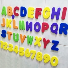 Bath-Toys Puzzle Letter Soft Kids Alphanumeric EVA Early-Educational-Suction-Up