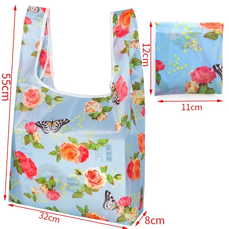 Горячие многоразовые хозяйственные сумки женские складные полиэфирные сумки переносные тканевые эко продуктовые сумки складные сумки большой емкости