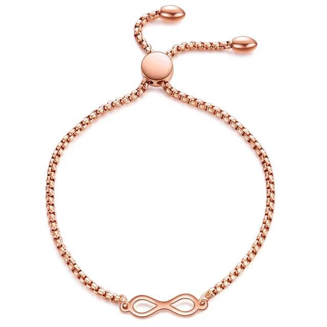 Stainless Steel Love Heart Bracelets For Women Party Gift Fashion Joyas de Chain Charm Bracelets Jewelry Wholesale Text Engraved 