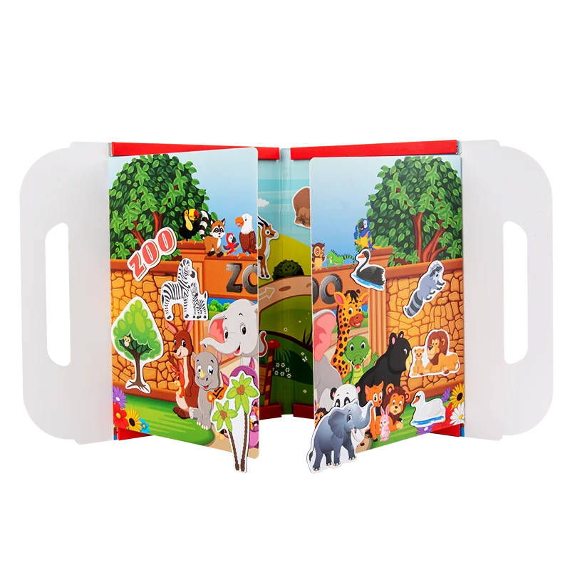 新しい子供のおもちゃシーンパズルファーム 恐竜 動物パズル磁気ギフトボックスパズルのおもちゃの少年女性ギフト パズル Aliexpress