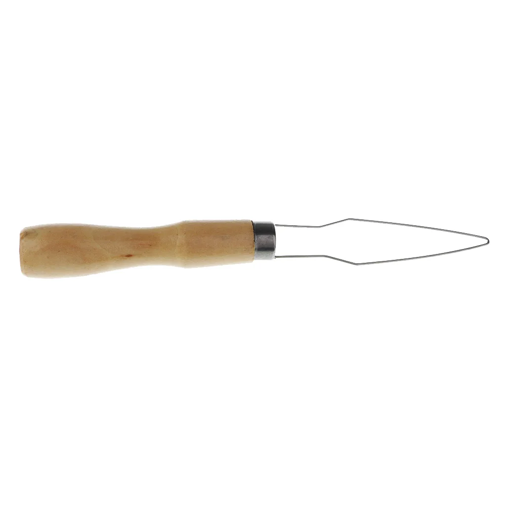 Wooden Handle 1.7cm Wire Needle Threader Stitch Insertion Tool Sewing Craft