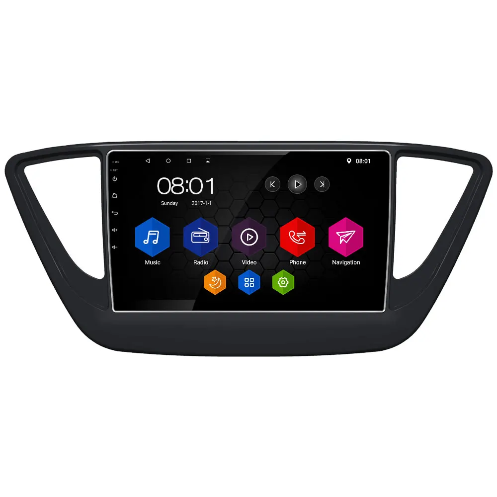 " ips 4G DSP Carplay Android 8 Восьмиядерный 4 Гб ОЗУ 64 Гб ПЗУ автомобильный dvd-плеер Стерео gps ГЛОНАСС для hyundai Verna Solaris