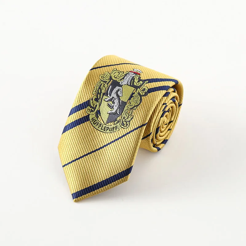 Гриффиндор Поттер галстук Косплей Аксессуары Слизерин Hufflepuff Ravenclaw Галстуки Магия Хогвартс Униформа Cos Галстуки подарки