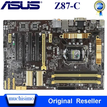 

Used Asus Z87-C Motherboard Intel Z87 LGA1150 DDR3 32GB PCI-E 3.0 Original Desktop Asus Z87 Mainboard DDR3 1150 Z87-C ATX