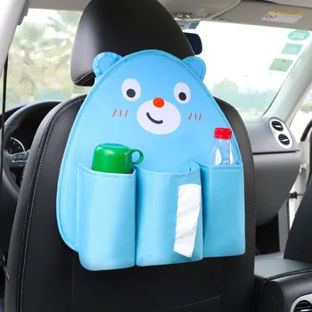 

Car Seat Organizer Cartoon Seat Back Hanging Storage Bag Cup Holder Stowing Tidying Auto Interior Accessories Araba Aksesuar