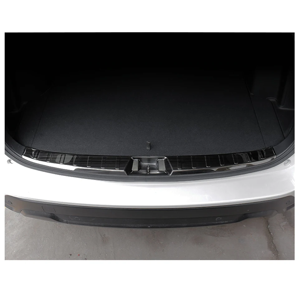 1 шт., накладка на задний багажник, Накладка на порог для Subaru Forester SK ABS, хромированный протектор из углеродного волокна, внутренняя отделка бампера