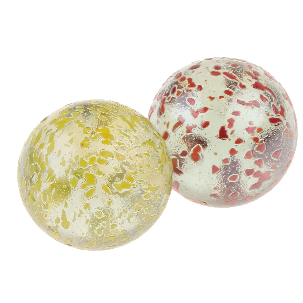 2 Pieces 35mm Glass Marble Beads for Kids Marble Game Toy, Vase, Fish Tank, Aquarium Decoration