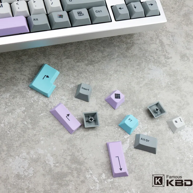 WINMIX PBT keycap высота отключенной вишни 175 клавиш сублимационный процесс подходит для