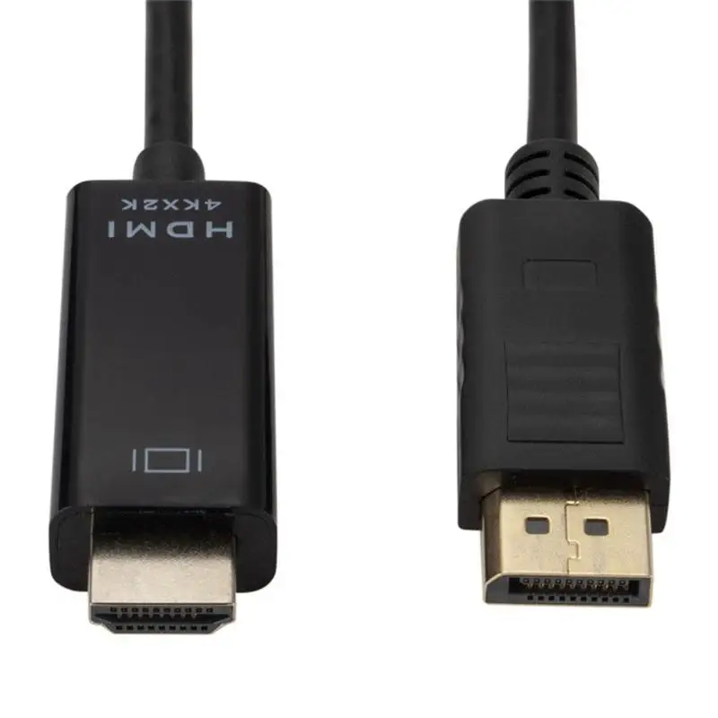 ALLOYSEED 1,8 м Дисплей порт дисплея DP к hdmi-кабель, адаптер конвертер Поддержка 4K * 2K для проектор HDTV монитор ПК ноутбук