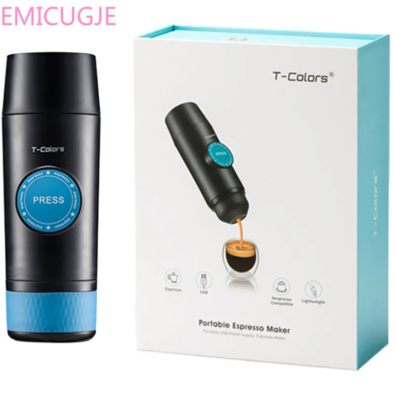  Coffee Machine Mini Espresso Coffee Capsule Cup T-Colors CF-1701 Mini Concentrated Portable Electri