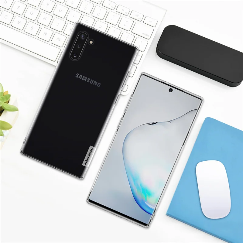 10 шт./лот для samsung Galaxy Note 10 чехол NILLKIN Ультратонкий тонкий пластиковый чехол для samsung Galaxy Note 10 Note 10 5G встроенные чехлы
