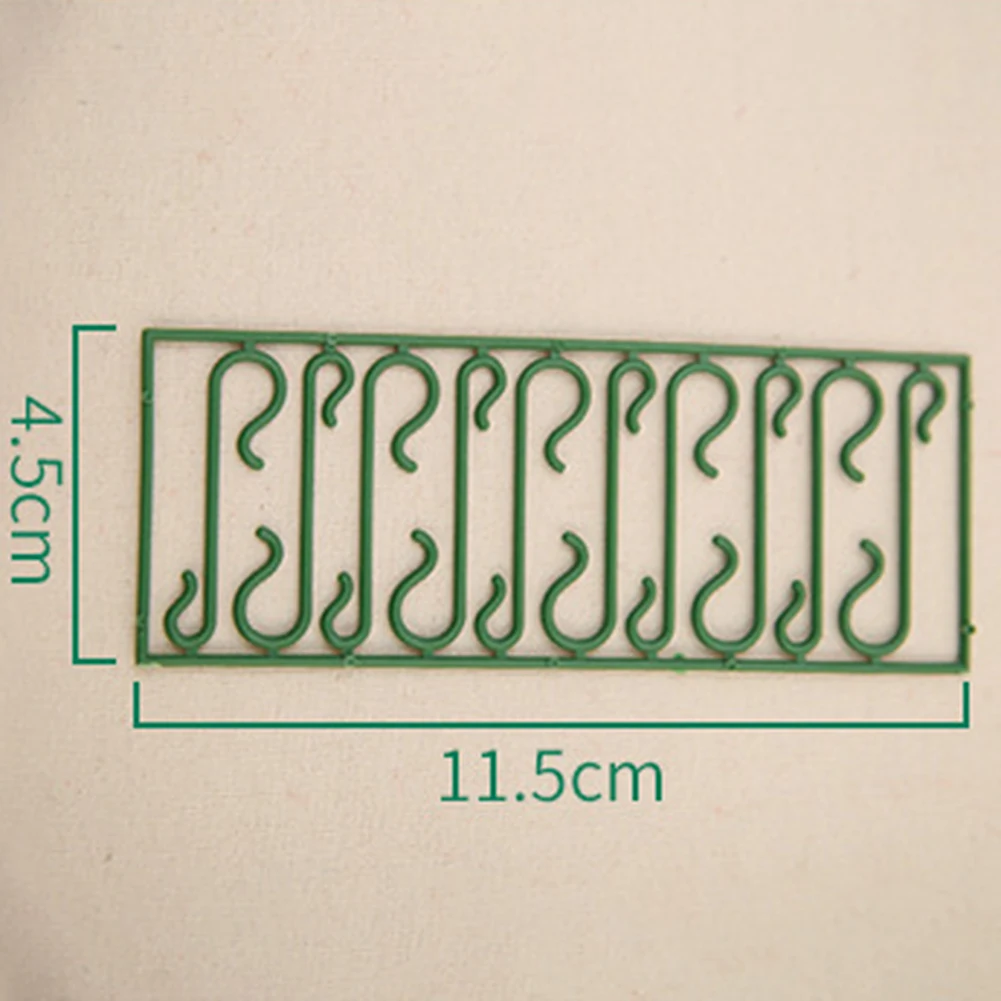 Рождественские крючки с орнаментом мини-Крючки s-образные вешалки для домашнего декора многоразовые пластиковые крючки Monden NEW N8