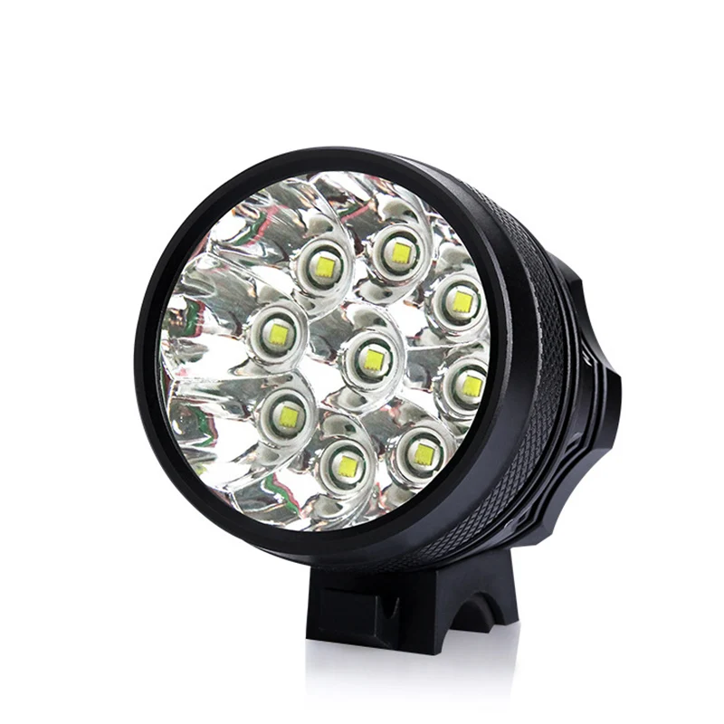 

Bicycle Head Lights 9 LED Mounatin Bike High Bright Flashlight Waterproof USB Charged 3 Mode Safety Warning Cycling Front Light