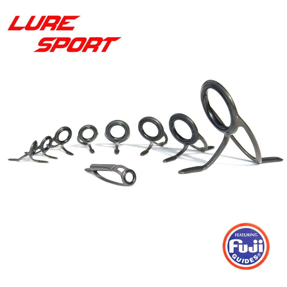 Комплект направляющих LureSport FUJI 9 шт. BCMNAT BCKWAG литой верх и направляющий набор