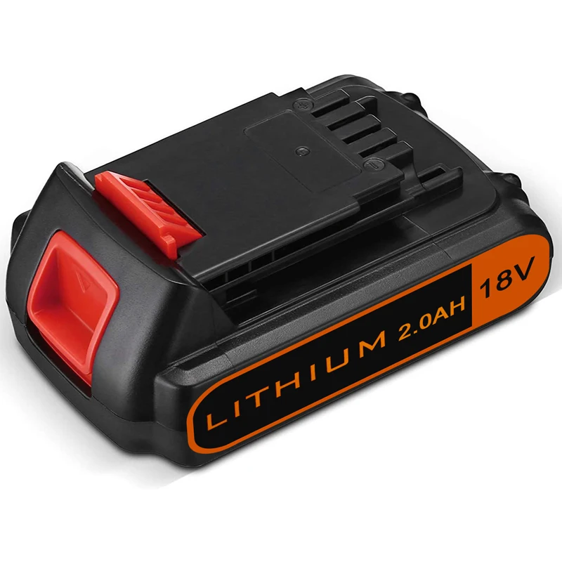 2.0Ah Lithium Battery Replacement for Black&Decker 18V BL2018 LB20