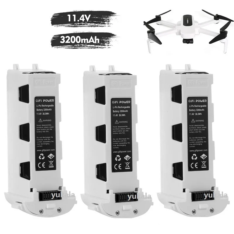 1-3 шт. 11 4 в 3200 мАч обновленная батарея белая для H117S Zino GPS RC FPV гоночные камеры дроны