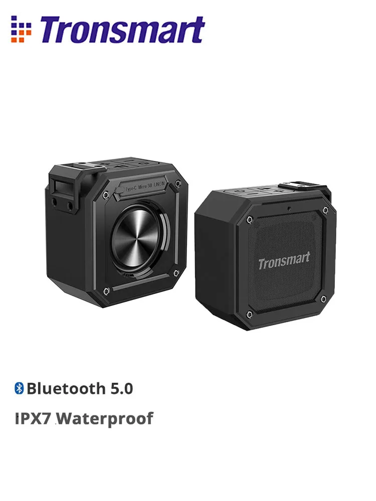 Tronsmart Element Groove (Force Mini) Bluetooth 5.0 Portable Speaker with IPX7 Waterproof, Superior Bass, Voice Assistant Tronsmart Element Groove (Force Mini) Bluetooth 5.0 Portable Speaker with IPX7 Waterproof, Superior Bass, Voice Assistant