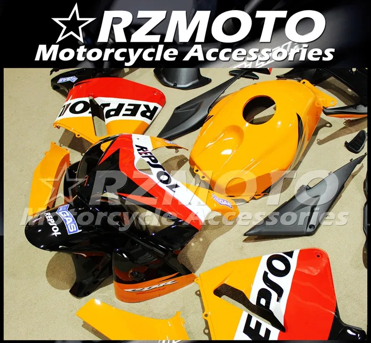 4 подарки ABS мотоцикл полный обтекатель комплект подходит для CBR600RR F5 2005 2006 05 06 cbr600 600RR тела набор repsol