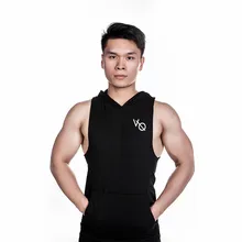 Новинка! Мужская одежда для занятий фитнесом, фитнесом, бегом, спортом, без рукавов