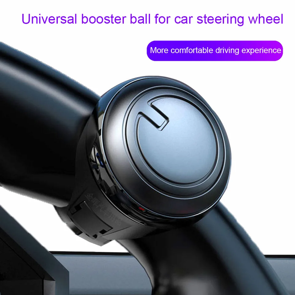 Le noir - Bouton rotatif universel pour volant de voiture, Rotation à 360  degrés, roulement en métal, poignée - Cdiscount Auto